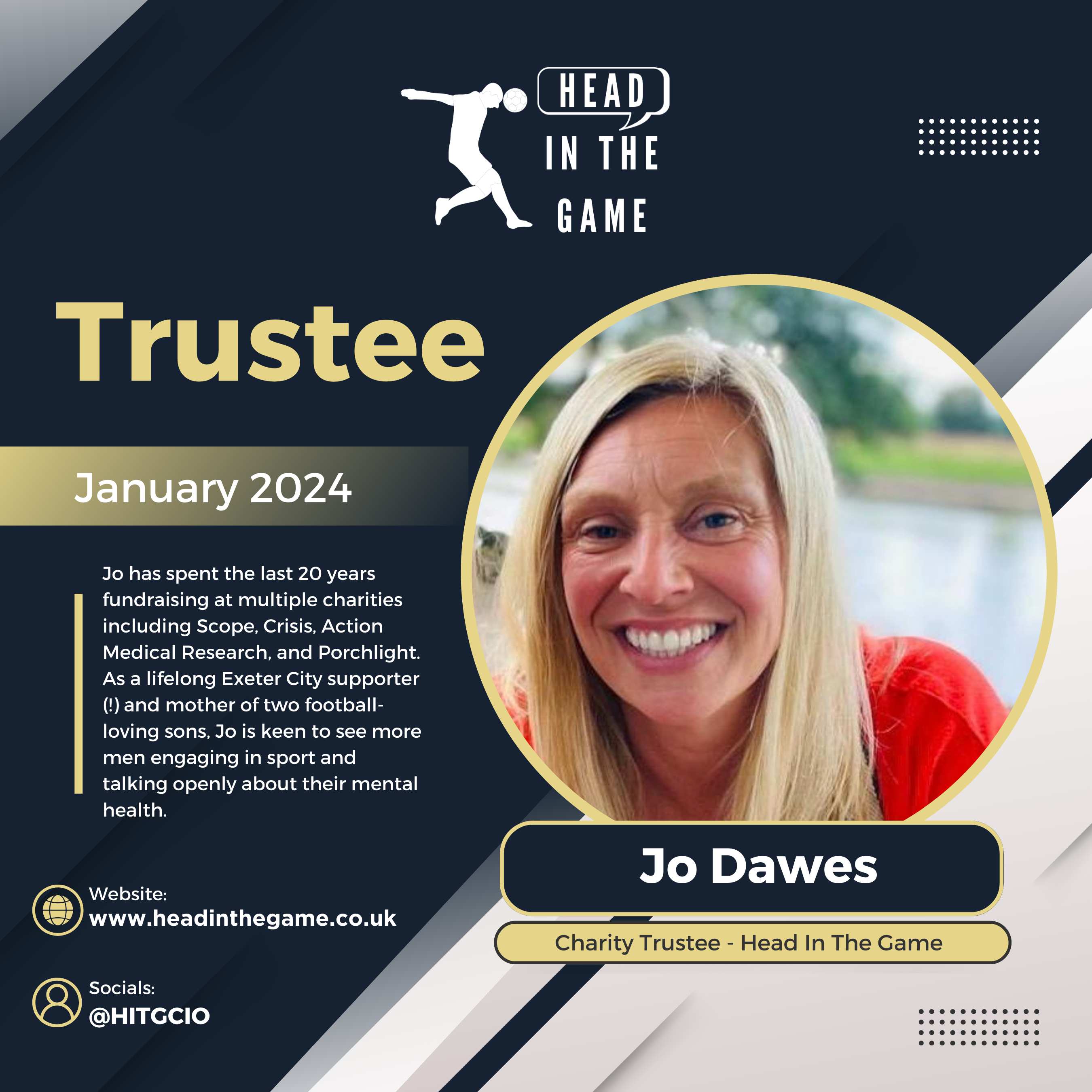 Welcome Jo Dawes, HITG’s New Trustee
